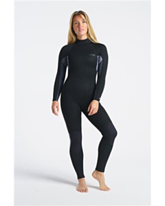 Surflite 5:4:3 Womens GBS Back Zip Steamer-RV-BKTD-BK-8