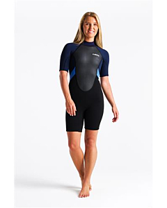 CS- Element 3:2 Womens Shorti-BLACK-SLATE-AZURE BLUE-8