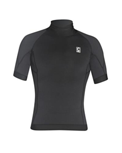 Thermal Skins Mens SS Vest - BK-BK - XL