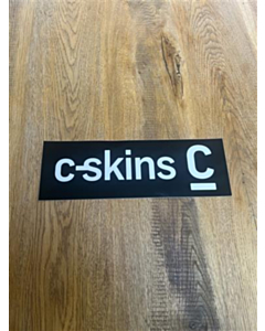 c-skins logo sticker black