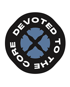 devoted floor sticker black