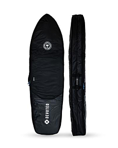 devoted fish 10mm double boardbag 6'7" (1-2 boards) black
