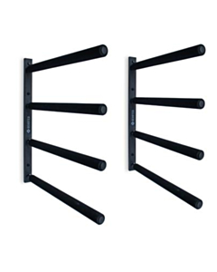devoted quad board storage rack black