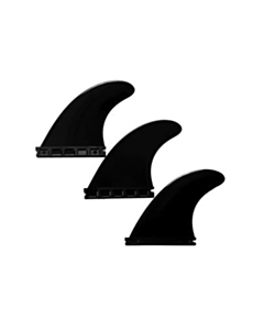 devoted thruster fin set nylon single tab black