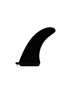 devoted center fin nylon 8" black