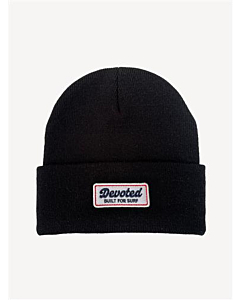 devoted high top beanie black OSFM