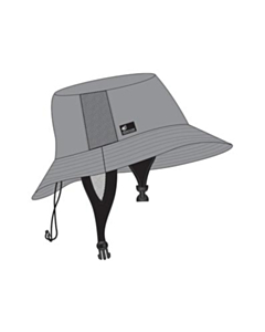 surf bucket hat l/xl : lt grey