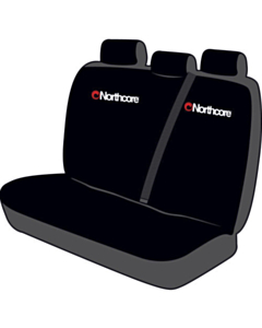 triple rear seat cover: black