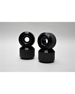 slide 65mm wheel set 78A black (pack of 4 wheels)