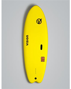 5'6" Quad Fish Yellow