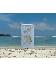 kitesurf map towel