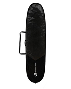 8'0" longboard icon lite (with fin slot) : black silver