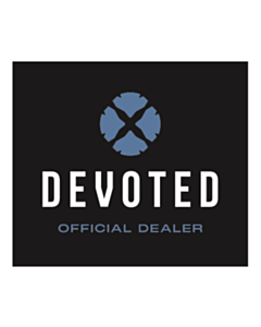 devoted dealer sticker black