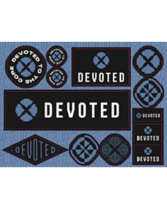 devoted sticker pack assorted