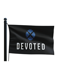devoted regular flag black