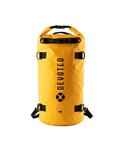 devoted dry bag backpack 40L yellow