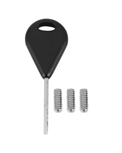 single tab compatible 3x fin screws + key set