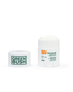 greenbush sunscreen stick - spf 50+ - mineral - white - 25 g
