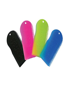 sex wax waxcomb: black, red, yellow, blue, 5 of each color
